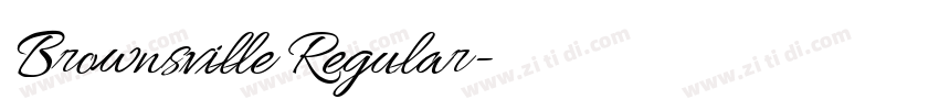 Brownsville Regular字体转换